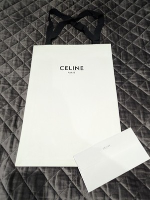 Celine Papier Einkaufstasche weiß Umschlag guter Zustand echt original