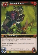 Moderate Play WoW TCG Johnny Rotten Drums of War World of Warcraft