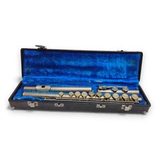 Hermans Model S10 Silver Tone Flute Tokyo Japan With Case For Parts Repair