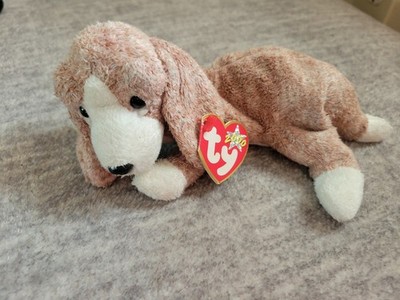 Ty Beanie Baby - SNIFFER the Dog Vintage Ty Plush Stuffed Animal Toy With Tag