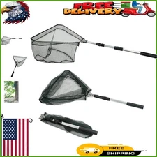Telescoping Fishing Landing Net with Aluminum Handle - Extends to 63 Inches