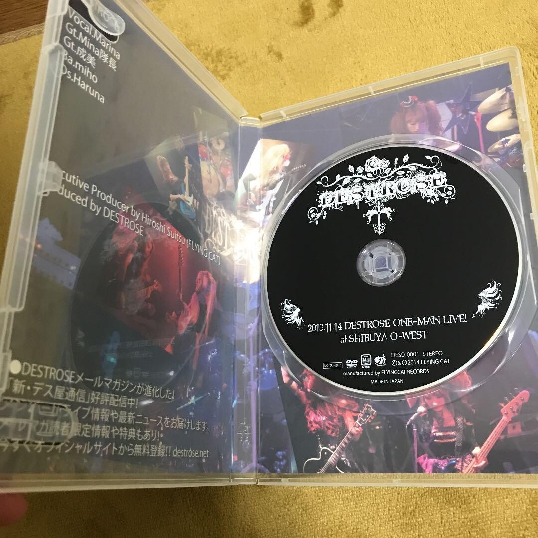 DESTROSE/2013.11.14 DESTROSE ONE-MAN LIVE!at Shibuya O-WEST DVD