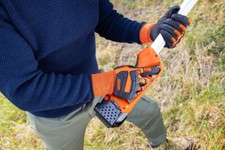 GeKLok Heavy Duty Guanti da Giardinaggio per Uomini e Donne, 1 Paio di Spine Prova Guanti in Pelle, Guanti Impermeabili Slim-Fit Rinforzato Rigger, Durevole e Flessibile