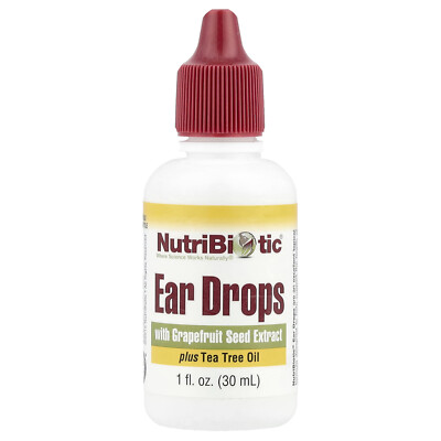 Ear Drops with Grapefruit Seed Extract Plus Tea Tree Oil, 1 fl oz (30 ml)