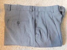 Mens Ralph Lauren Dress Pants 34/30 Gray Chaps