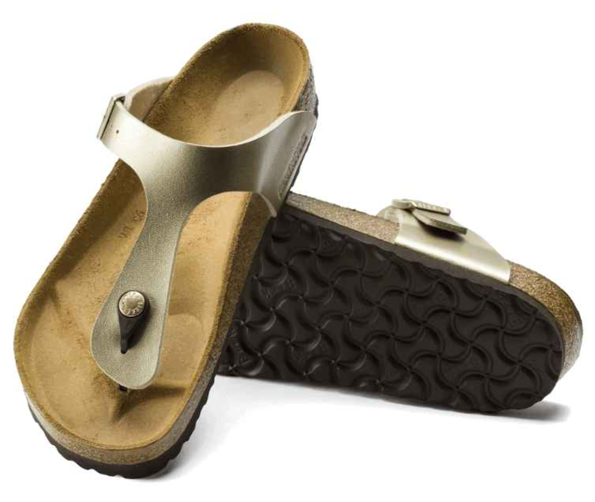 PANTOFOLA D’ORO BIRKENSTOCK Giza oro