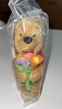 Disney Store Mini Bean Bag Flower Pooh 8  Beanie Toy Original Bag Never Opened