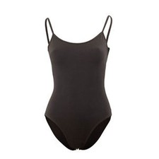 Bloch CL5407 Girl's Size 8-10 Medium Black "Plie" Camisole Leotard