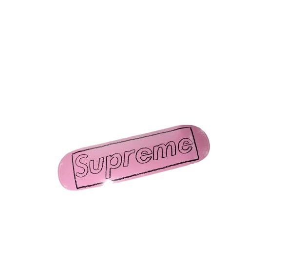 2021SS Supreme × KAWS Chalk Logo Skateboard Deck Pink | eBay