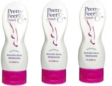 Pretty Hands and Feet Rough Skin Remover 3oz each **3 pack**