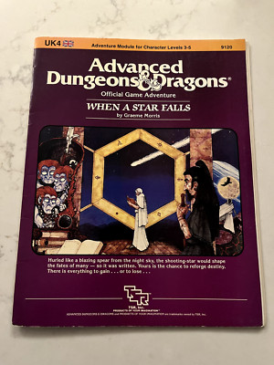 UK4 When a Star Falls Advanced Dungeons and Dragons