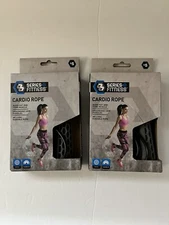 2 Cardio Jump Rope 9ft Long Durable Fitness Exercise Flexible Series 8 NEW