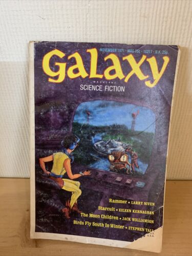 Vintage Galaxy November 1971 Science Fiction Book - Imagen 1 de 6