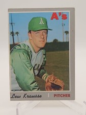 1970 Topps #233 Lew Krausse Vintage Oakland A's Baseball Card 