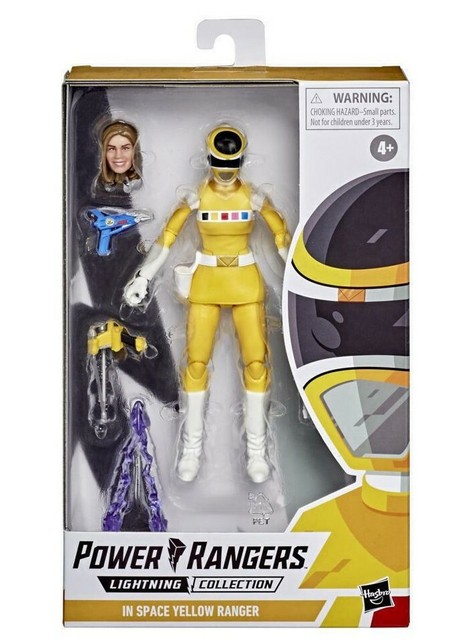 In Space Yellow Ranger Power Rangers Hasbro For Sale Online Ebay