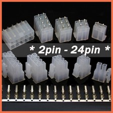 Molex 2 To 24 Pin Way 4.2mm Multi Plug Connector Sets Male Female Terminal