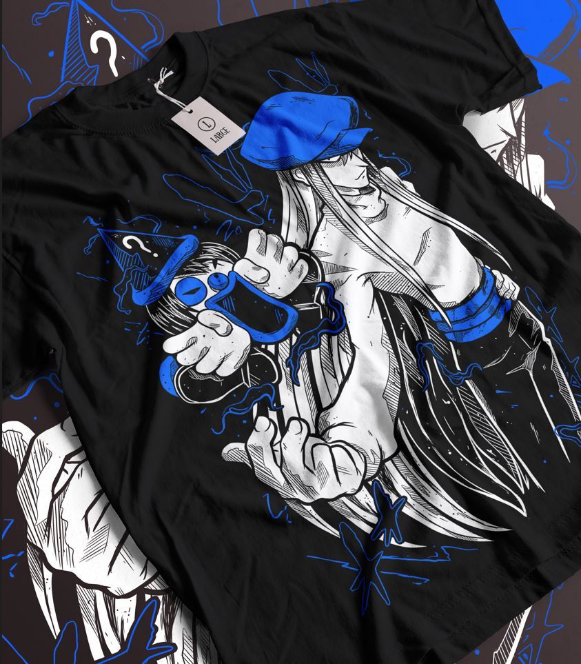 Hunter X Hunter Kite T-Shirt Anime Manga HxH Black T-Shirt,All