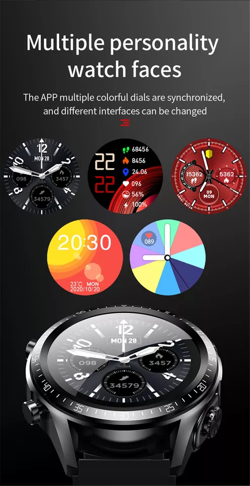 Smart Watch 2 In 1 Smartwatch with Headsets Bluetooth Phone Call for Men Women - Image 4 of 4