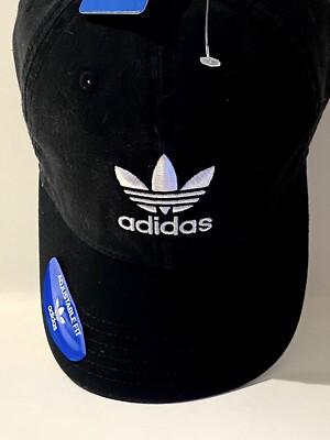 Adidas Relaxed Strap Back Hat Black BRAND NEW | eBay display picture 3