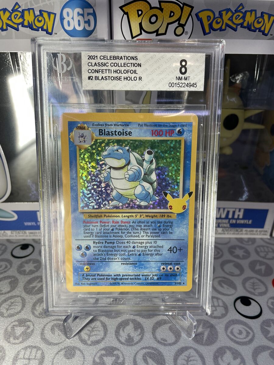 Blastoise 2/102 Celebrations: Classic Collection Holo for Blastoise 2/102 Celebrations: Classic Collection Holo for