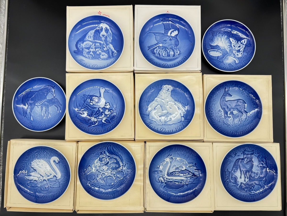 Bing & Grondahl Mother's Day Plates, 1969 - 1979, Mint -- Pick