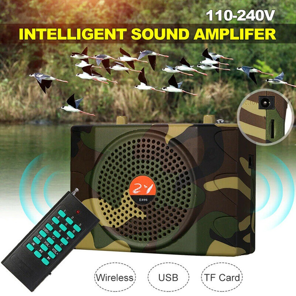 Appeau électronique de chasse oiseau avec fonction USB MP3 et micro SD - 2