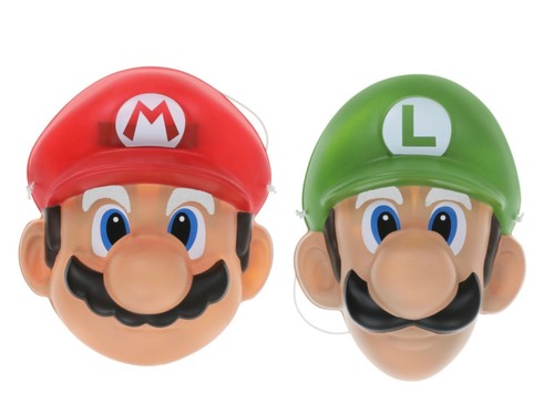 Nintendo Super Mario Bros. Movie Mario & Luigi Cosplay Mask Halloween Costume - Picture 23 of 24