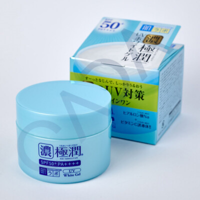 JAPAN ROHTO Hada Labo Koi Gokujyun UV White Gel Sunscreen SPF50+ PA++++ 90g