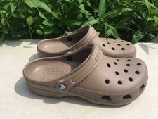 mens khaki crocs