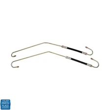 1962-1967 Chevy II / Nova Power Steering Control Valve Hoses Pair New