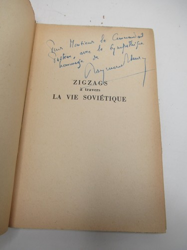 RAYMOND HENRY ZIGZAGS VIE SOVIETIQUE 1947 ENVOI Signé URSS COMMUNISME - Picture 3 of 6