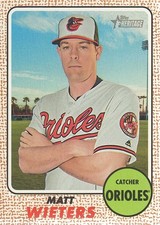 2017 Topps Heritage #74 Matt Wieters Baltimore Orioles