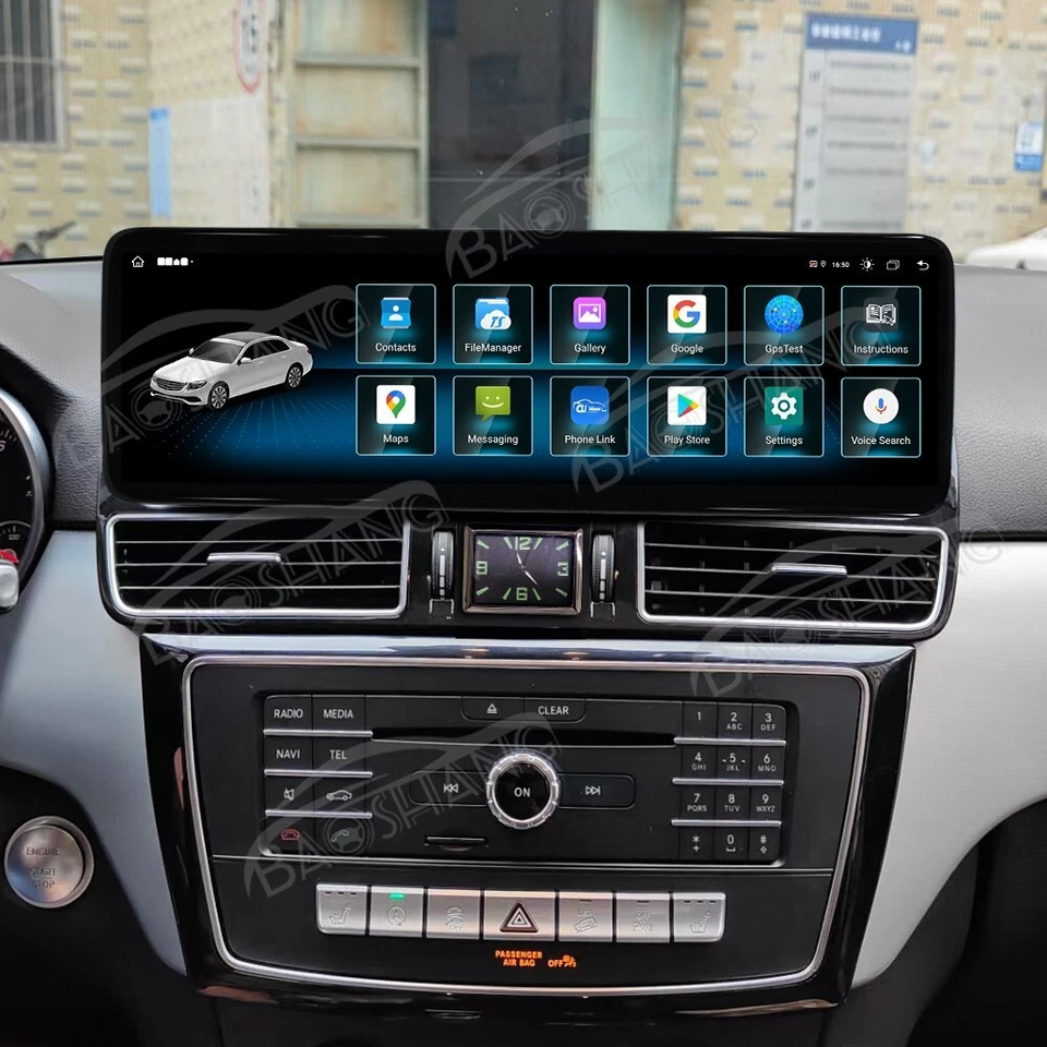 Radio de coche Android de 14,9"" estéreo Carplay para Mercedes Benz GLE GLS 15-18  Foto 4 de 4