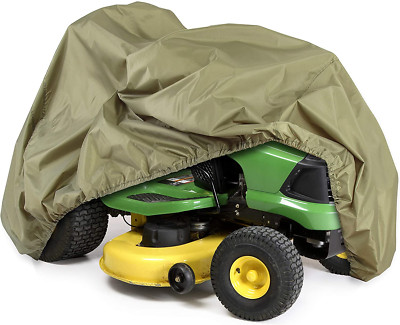Universal Lawn Tractor Mower Cover - Armor Shield Waterproof Marine Grade Canvas