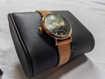 Larsson And Jennings Lugano 26mm Black Rose Gold Milanese  display picture 2