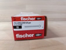Fischer Dübel Ankerstange FIS A M 12x200 gvz Stahlgüte 8.8, 517938, VPE 10 Stück