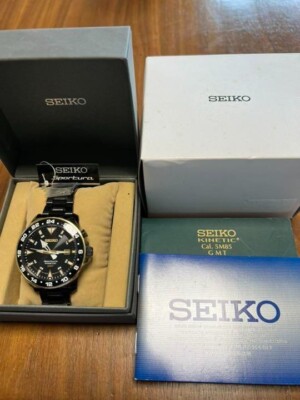 Seiko Sportura Men's Black Watch - SUN026P1 for sale online | eBay