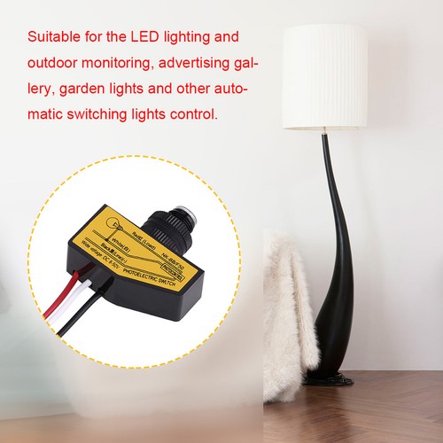 Photocell Switch Remote Switching Sensor Dusk To Till Dawn Mini Light Switching - Picture 3 of 9