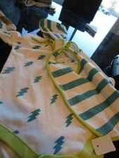 Pottery Barn Kids Branson baby one piece hat bib set 3 6 month New wo tag