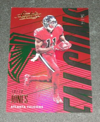 2018 Panini Absolute JULIO JONES #6 Spectrum Green/25 Atlanta FALCONS - Alabama