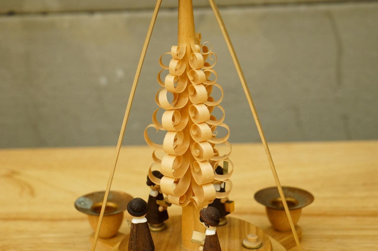 Vintage German Christmas Tree Emil Helbig Erzgebirge Spanbaum