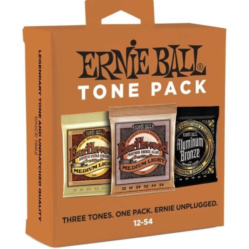 Ernie Ball 3313 Tone Pack Acoustic Guitar String 3 Mute acustica 12-54 - Imagen 1 de 1