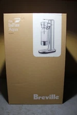 Breville The InFizz Aqua Water Carbonator BCA600BSS Brushed Stainless Steel