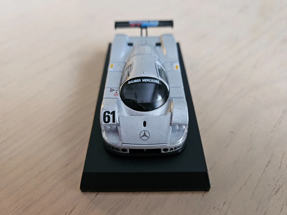Mercedes-Benz Sauber C9 1989 Le Mans subcampeón 1/64 modelo Kyosho segundo lugar Foto 3 de 4