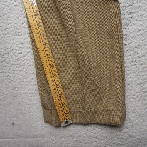 Pantalone Polo Ralph Lauren vintage uomo 36 marrone plissettato caccia chino preppy - Foto 6 di 14