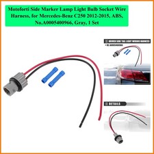 Side Marker Lamp Light Bulb Socket Wire Harness For Mercedes-benz C250 2012-...