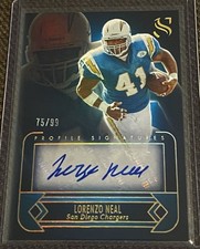 2025 Silhouette Profile Signatures Lorenzo Neal 75/99 #PS-LNL San Diego Chargers