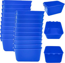 20 Pcs Chicken Coop Feeder Water Cup,16 Oz Cage Cups Chicken Feeder Waterer, Cag
