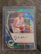 2021 Panini Prizm Draft Picks Green Pulsar /25 JaQuori McLaughlin #DP-JQM Auto