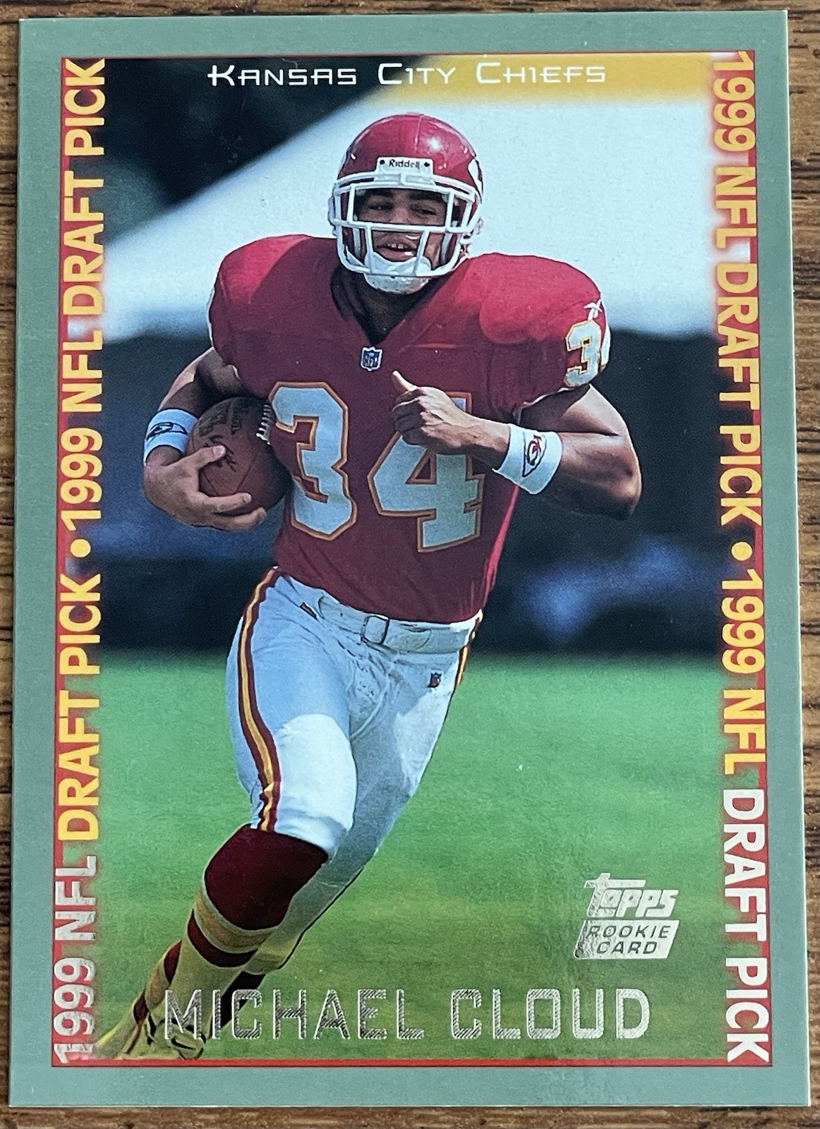 Michael Cloud 1999 Topps Rookie Card #336 Kansas City Chiefs NFL RC Free Ship